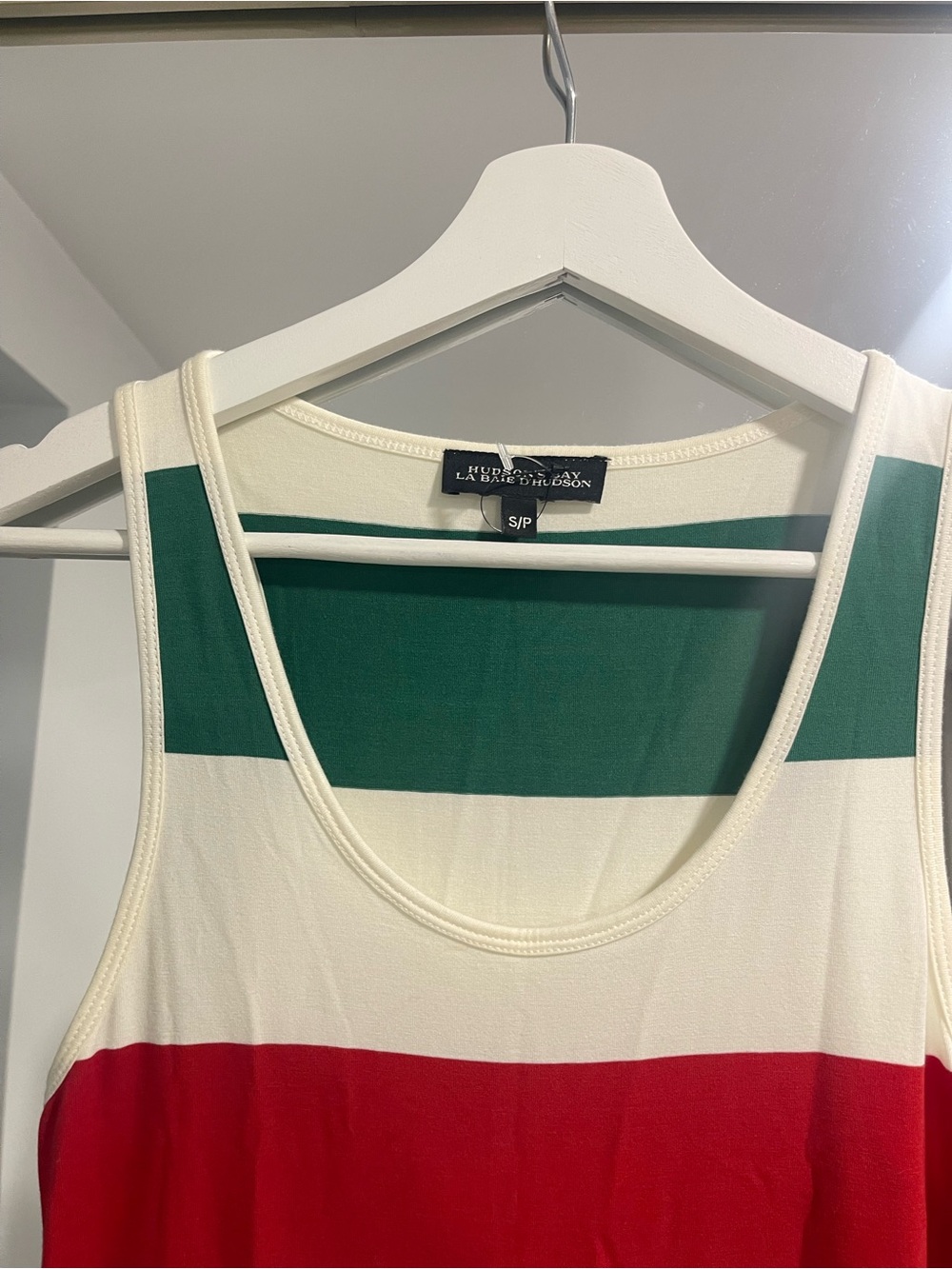 Hudson’s Bay Striped Tank Maxi Dress | Multicolor | Size Small Collectible - Picture 4 of 6